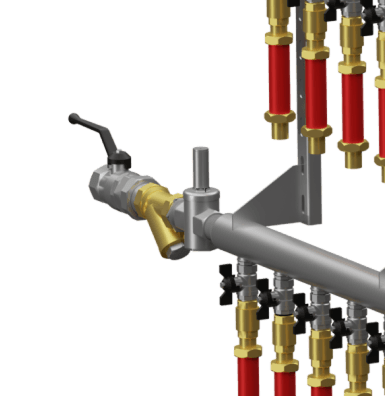 Поэтажный коллектор отопления